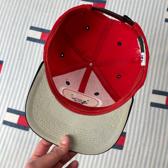 Vintage Drew Pearson Chicago Bulls NBA SnapBack hat - Picture 7 of 9